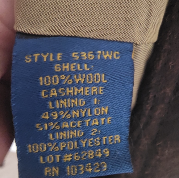 Millard fillmore wool cashmere coat - Picture 4 of 5